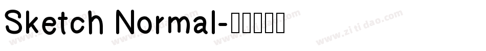 Sketch Normal字体转换